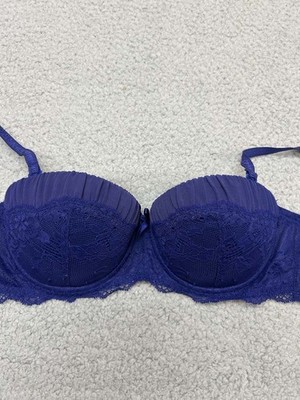 Adore Me Bra 34C Push Up Bra Padded Demi Lingerie Bra