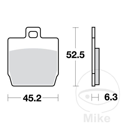 TRW SINTERED BRAKE PADS SCOOTER ALTN:7322944