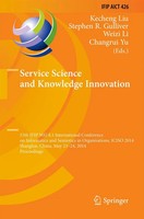 Kecheng Liu (U. A.) | Service Science And Knowledge Innovation | Buch | Englisch