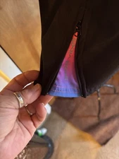 Black XL Heart And Soul Stretch Top Rainbow Trim