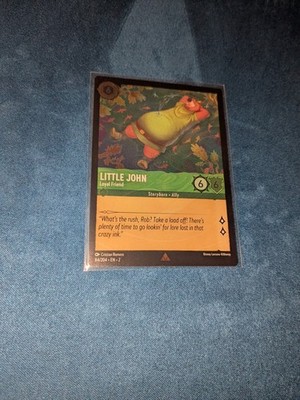 Disney Lorcana Little John Loyal Friend  84/204 EN 2 FOIL NM