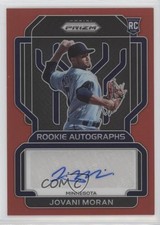 2022 Panini Prizm Rookie Auto Red Prizm 81/99 Jovani Moran #RA-JI Auto 01wi
