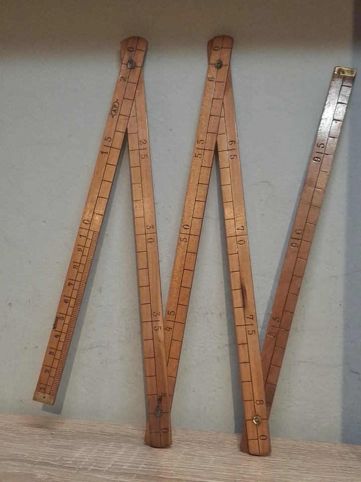 METRE OUTILS ANCIENS DE MESURE CADEAU DE NOEL 665 - Photo 2/4