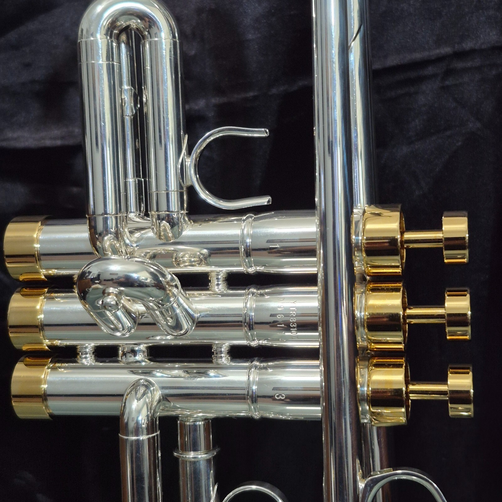KGUBrass Trumpet Trim Kit Yamaha HEAVY + Valve Stems - Gold Plated 24K