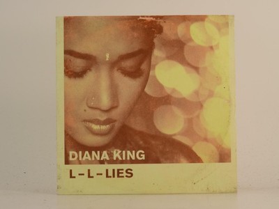 DIANA KING L-L-LIES (H1) 2 Track Promo CD Single including Card Sleeve SONY