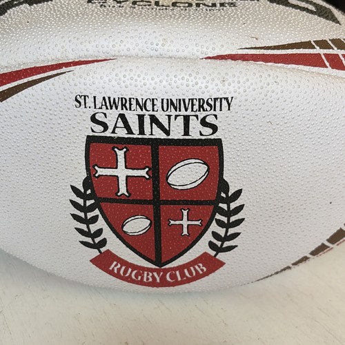 Rhino Cyclone Rugby Ball Size 5 St Lawrence University Saints