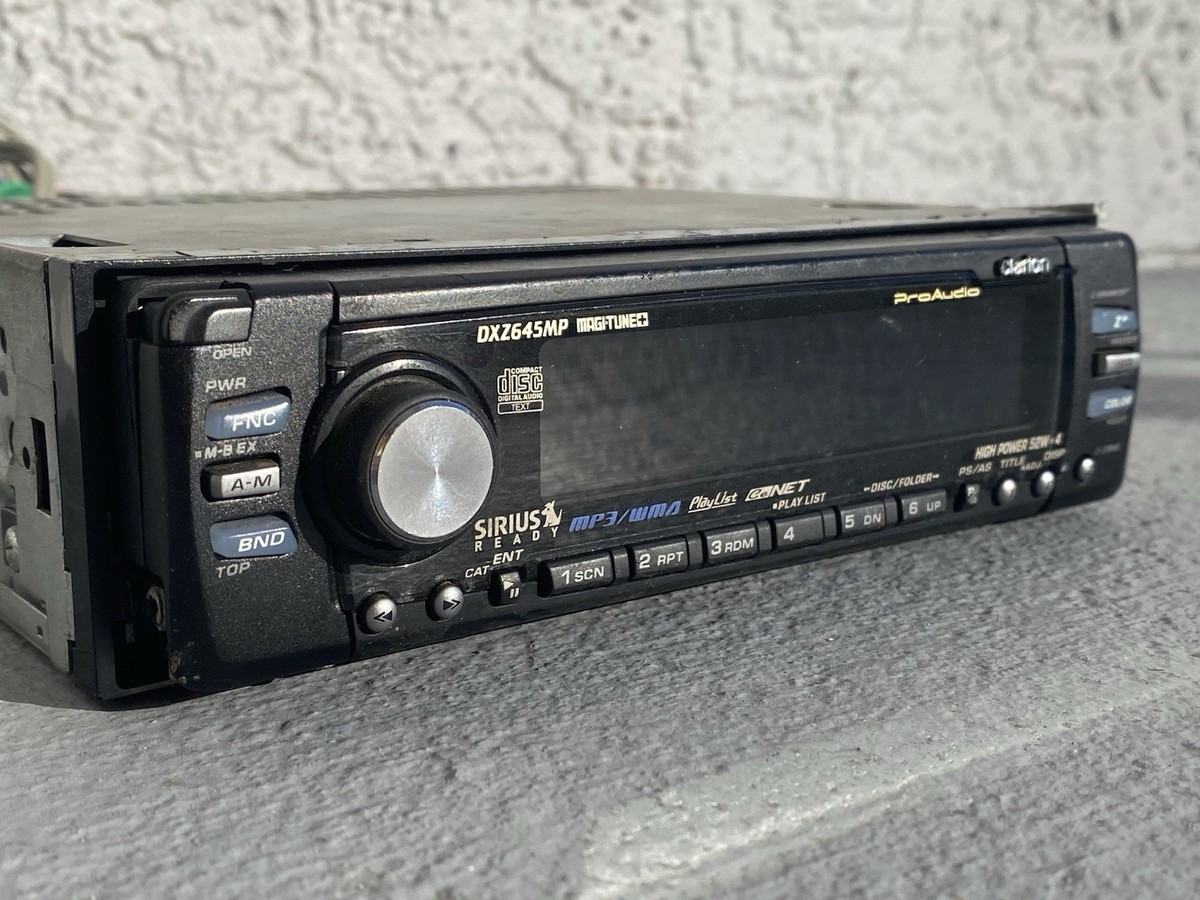 Clarion DXZ645MP CD/MP3 Car Stereo | CD Error 6 | Harness + Honda