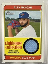 2023 Topps Heritage ALEK MANOAH Clubhouse Collection Relic Blue Jays CCR-AMH ⚾️