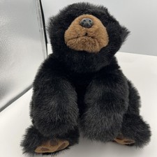 Ty 1996 Beanie Buddies Baby Paws Black Bear Stuffed Animal 18  