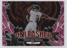 2023 Panini Donruss Unleashed Pink Fireworks Masataka Yoshida #U18 0q39