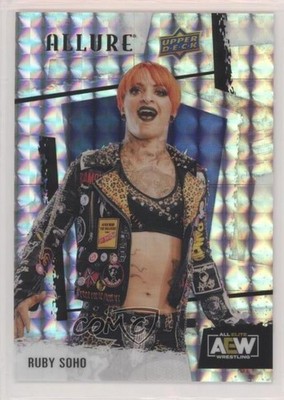 2022 Upper Deck Allure AEW White Diamond 49/50 Ruby Soho #74 0b3