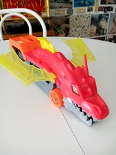 Hot Wheels City Dragon Launch Transporter Truck 2020 Mattel Toy Vehicle Works
