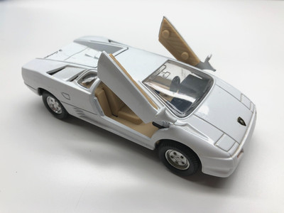Vintage Lamborghini Diablo SS5722 White Diecast Car 1:32 Scale Car Toy