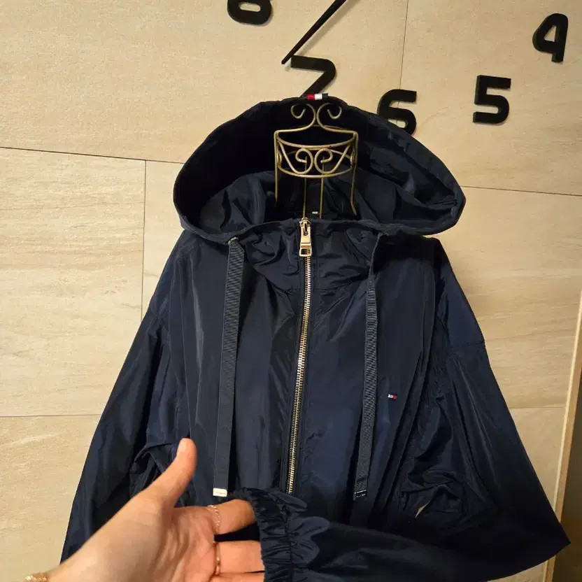 Women's S/M Hood Long Jacket by Tommy Hilfiger thumbnail 9