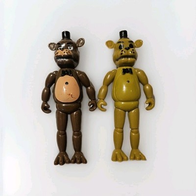 Unbranded Five Nights at Freddy's Figure Lot 5  Golden Freddy Lights Not Working