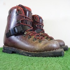 Garmont Combination Size 7.5 Mens Brown Leather Lace Up Telemark Ski Boots