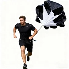 New Speed Running Power 56" Sports Chute Resistance Exercise Training Parachute