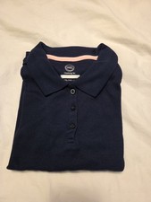 Wonder Nation Girls Longsleeve Navy Blue Polo XXL 18 NWT School Uniform
