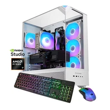 iBUYPOWER - Element Gaming Desktop PC - AMD Ryzen 7 8700F, NVIDIA GeForce RTX...