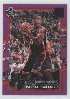 2017-18 Panini Donruss Press Proof Purple 126/199 Pascal Siakam #139 0mu0