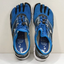 FILA Skeletoes Barefoot Five Finger Athletic Sneakers Blue Mens Sz US 8