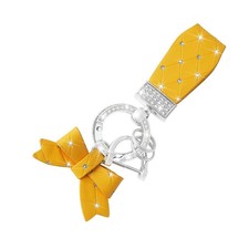 Car Keychain, Cute Bow Stylish Vehicle Key Ring Holder with D-Ring, Automotiv...