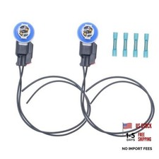 2 Set Tail Light Taillight Side Marker Lamp Bulb Socket Pigtail Harness Kit