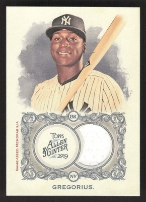 2019 Topps Allen & Ginter #FSRB-DG Didi Gregorius Full-Size Relics B
