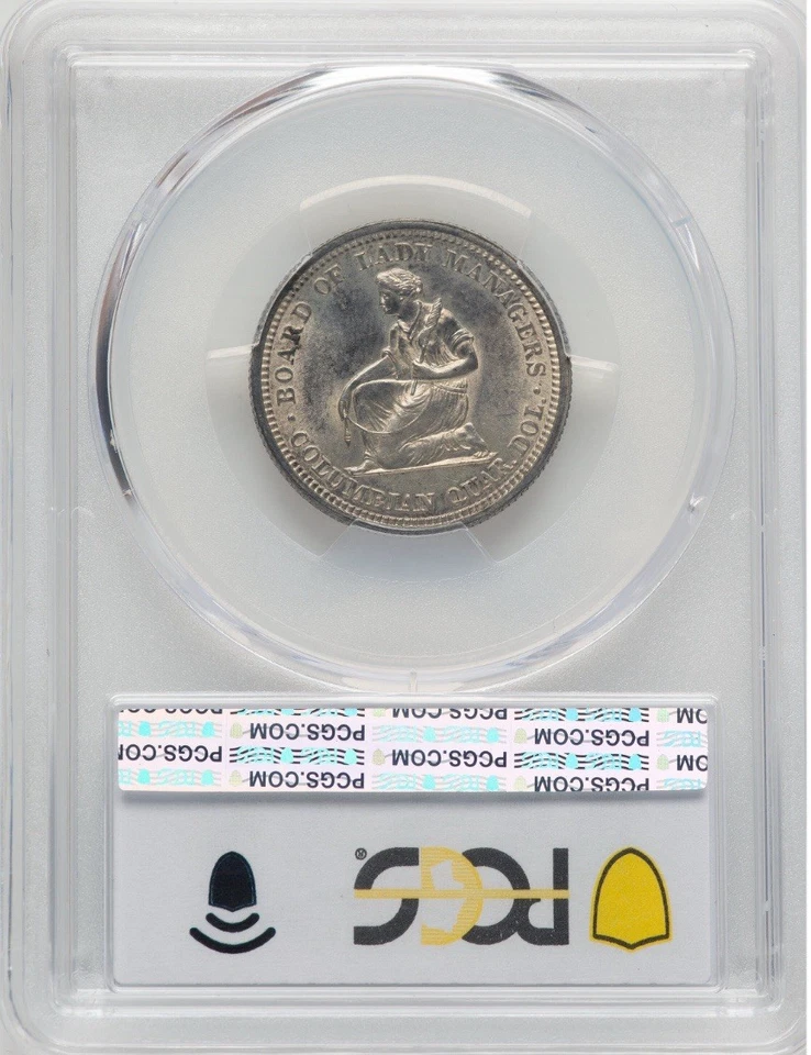 1893 Chicago Columbian Expo-ISABELLA Classic Commemorative Quarter-PCGS MS62 - Image 2 of 2