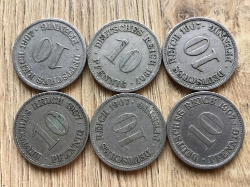 10 Pfennig Kaiserreich 1890 - 1916 J.13 - Bild 184 von 295