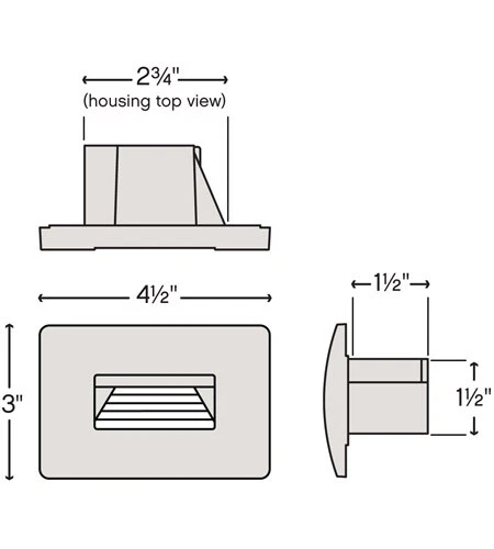 Hinkley D15508 Luna 12v LED Black Satin Deck Stair Step Light Indoor Or Outdoor - Picture 2 of 2