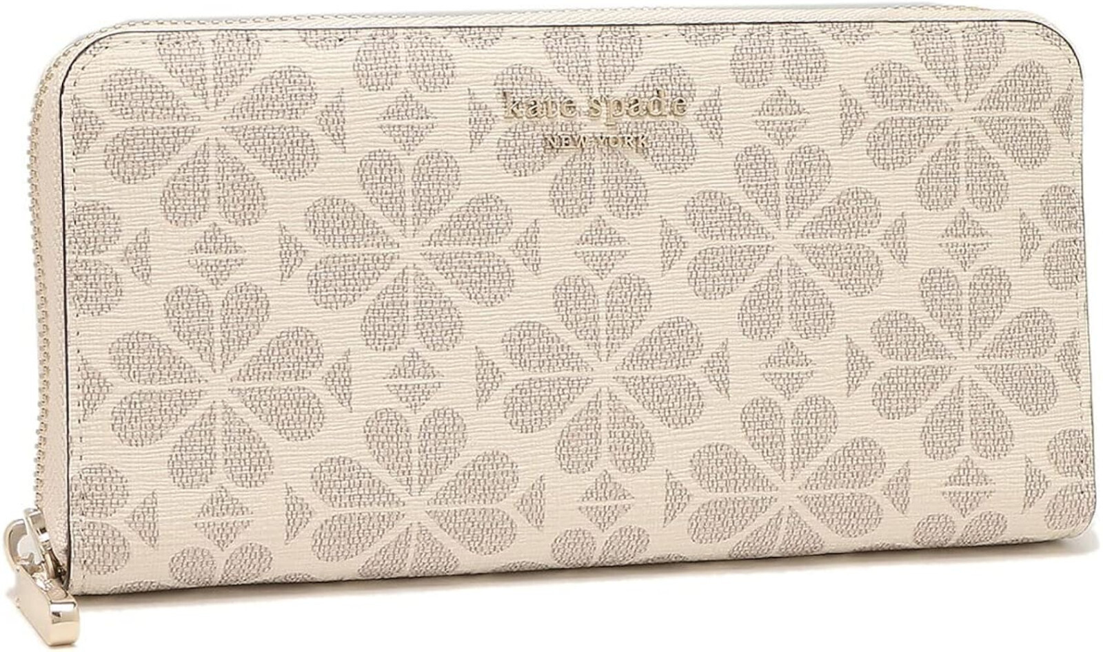 Кошелек Continental с цветочным принтом Kate Spade на молнии бежевый 188 долларов США 24990₽
