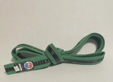 Green Black karate belts martial arts uniform ranking taekwondo karate judo