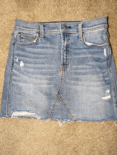 Arizona Jean Company, Distressed, Cut Off, Jeansrock, Größe 5, -16" Länge