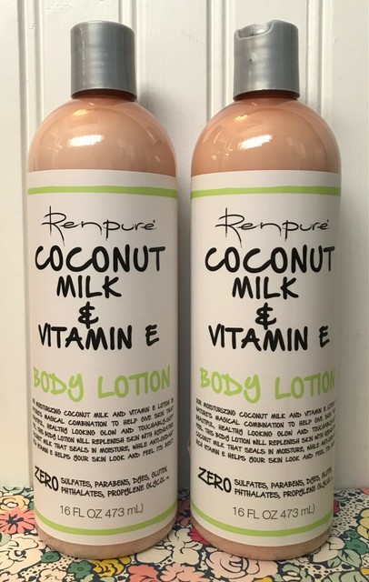 coconut milk and vitamin e lotion