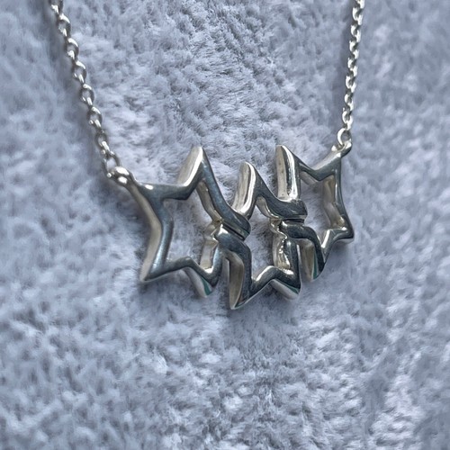 Tiffany & Co. Triple Star Necklace Silver 925  Accessories Jewelry - Afbeelding 5 van 12