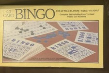 VINTAGE 1981 WHITMAN 40 CARD BINGO SET FAMILY GAME NIGHT COMPLETE NO.. 4709-2