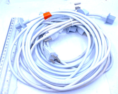 Longwell Lot of 4+1 Apple iMAC Power Cord LS-13A, Volex Working