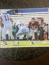 Nik Bonitto Oklahoma Sooners Signed 11x14 With Inscription. JSA COA