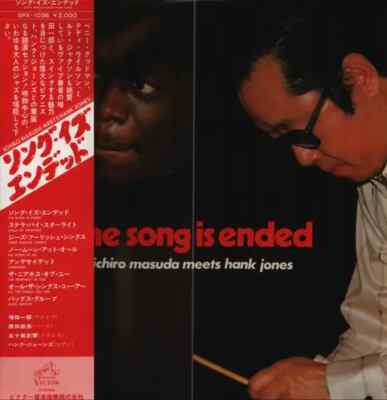 Ichiro Masuda Meets Hank Jones The Song Is Ended Insert OBI JAPAN Vinyl LP
