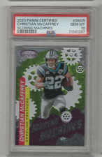 CHRISTIAN MCCAFFREY 2020 PANINI CERTIFIED SCORING MACHINES PSA 10