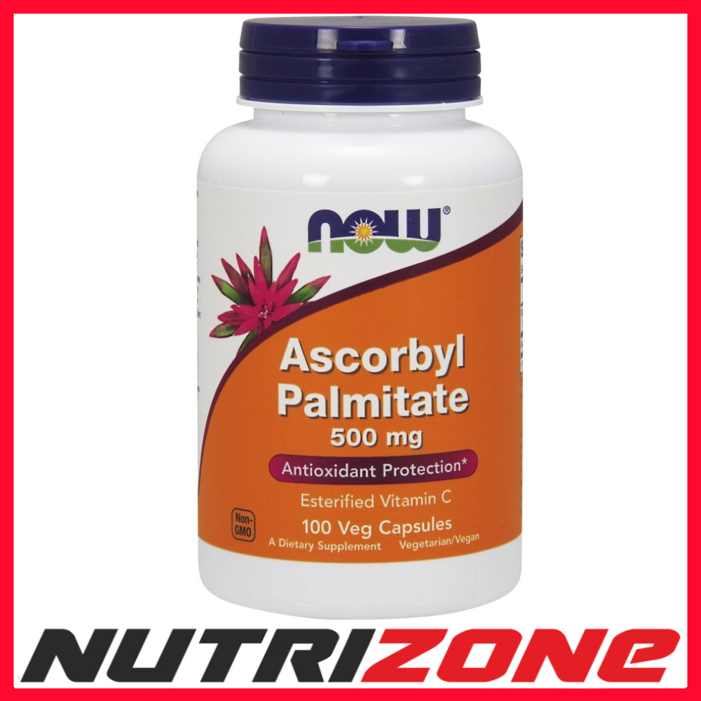 Now Foods Ascorbyl Palmitate 500mg (Vitamin C) Antioxidant Protection 100 vcaps