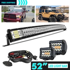 52inch 300w Led Light Bar Spot Flood Combo Driving Offroad For Jeep Truck Suv 52inch 300w Led Light Bar Spot Flood Combo Driving Offroad For Jeep Truck Suv