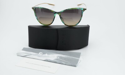 SALT. Sonnenbrille NIA SSG Polarized Cat-Eye Turquoise Acetate Titan 58-16 142  