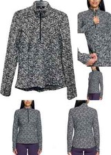 SPYDER ACTIVE QUARTER ZIP WOMENS NWT Small MULTI Black