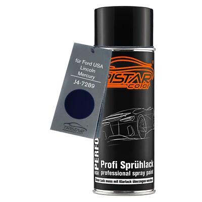 Autolack Spraydose für Ford USA Lincoln J4 7289 Deep Impact Blue Perl Metallic