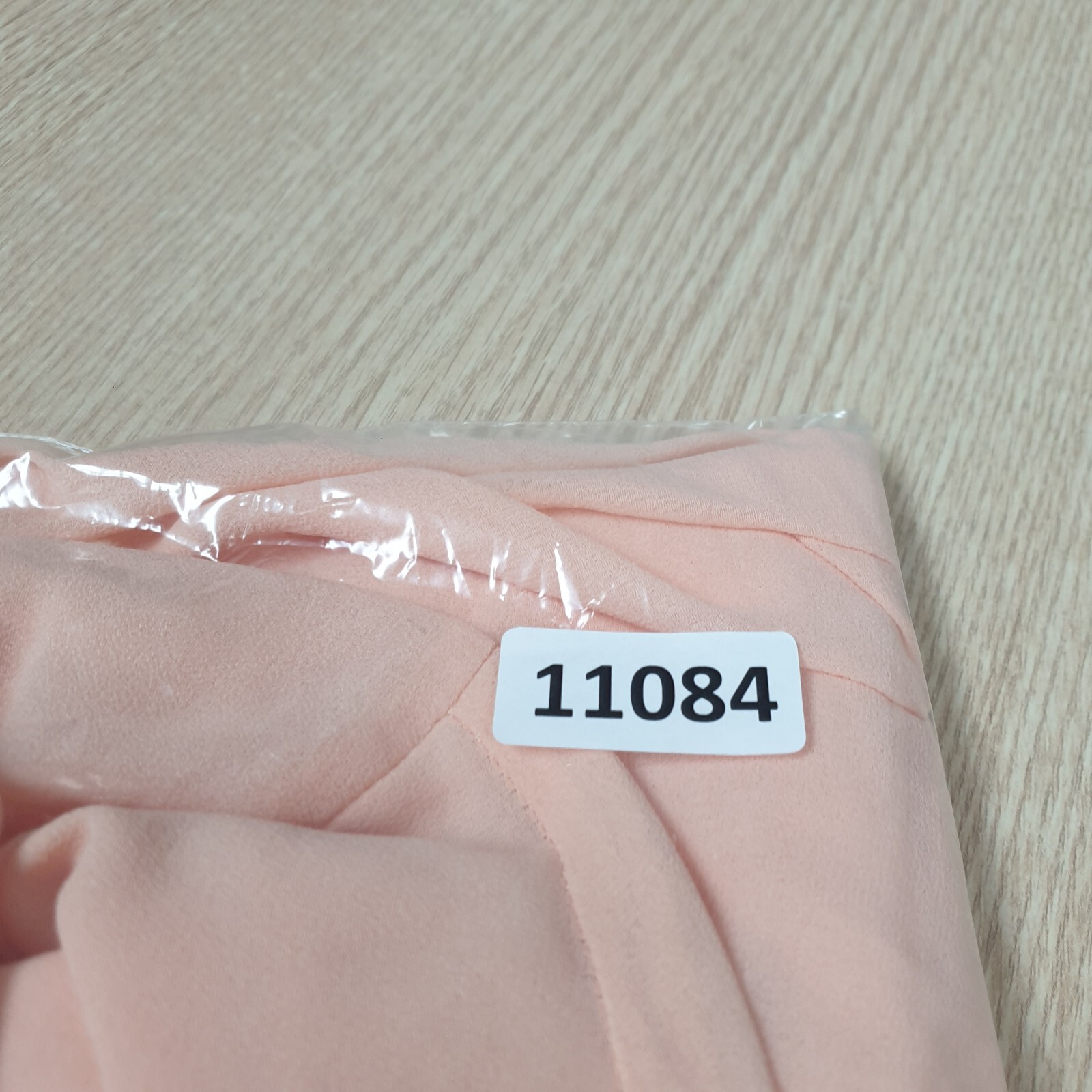 Zara Ruched Tunic Dress Women's XS Peach Knee Length Midi Casual Round Neck thumbnail 15