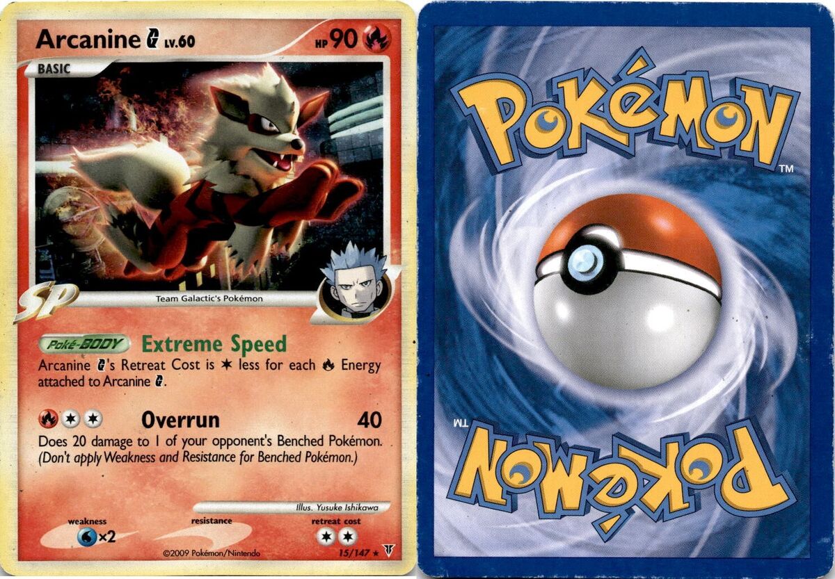 2009 Pokemon, Supreme Victors, #15/147 Arcanine G, Holo Rare 2009 Pokemon, Supreme Victors, #15/147 Arcanine G, Holo Rare