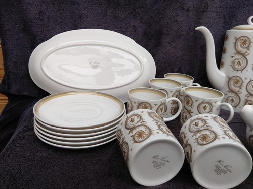 Susie Cooper Venetia (PERFECT CONDITION) China Full 16 Item Coffee Pot Set - Picture 8 of 11