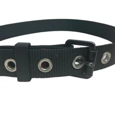 Mens 46" Tough Strapping Many Silver Grommet Holes Utility Work Belt